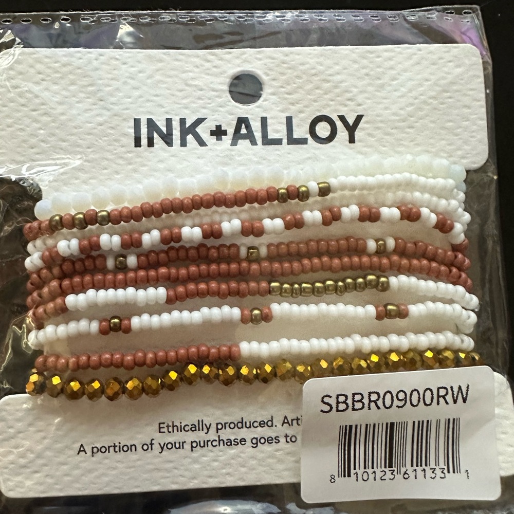 Ink & Alloy Burnt Orange and White - Picture 3 of 8